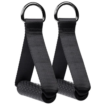 

Premium Heavy Duty Exercise Handles Cable Machine Attachments Resistance Bands Handles Grips Fitness Strap Stirrup Handle