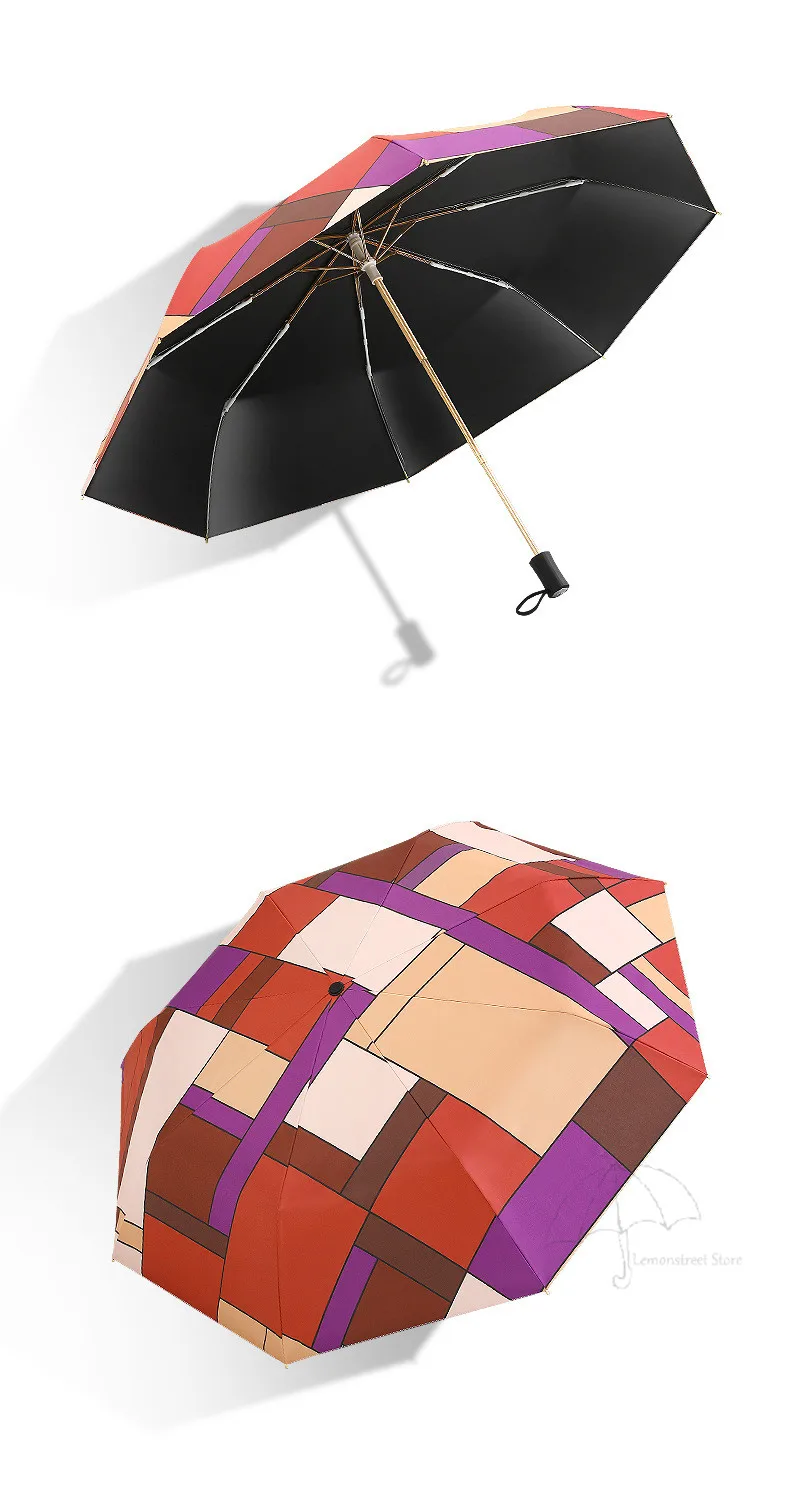 Parapluie дождь Женский Три складной зонтик зонт Анти-УФ солнцезащитные зонты путешествия бизнес Зонт дождевик зонтик sombinha