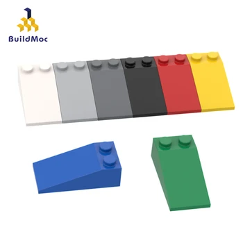 

BuildMOC 30363 2x418° slope brick ldd30363 Brick For Building Blocks Parts DIY Educational Tech Parts Toys