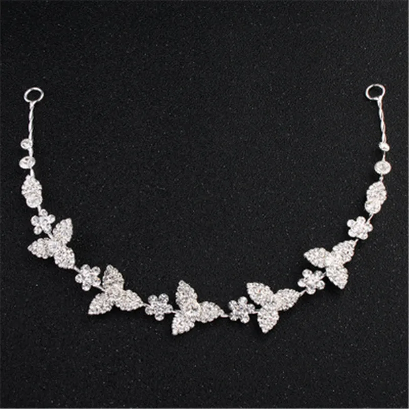 

FIAZIA Hot Leaf Bride Hair Band Ornaments Women' Wedding Accessories Jewelry Handmade Bridal Hairband Gold Bride Flowers Hairpin