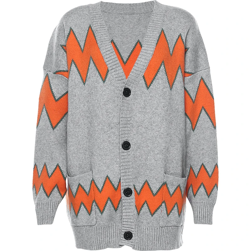 

2020 NEW Autumn Winter Women Sweater Cardigans V neck Retro Loose Poncho Button Warm Knit Coat Jumpers Casual Outerwear