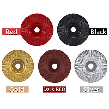 

Angle Grinding Wheel 4"(100mm) Diameter 3/5" (16mm) Bore Sanding Carving Rotary Tool Tungsten Carbide Wood Sanding Carving Disc