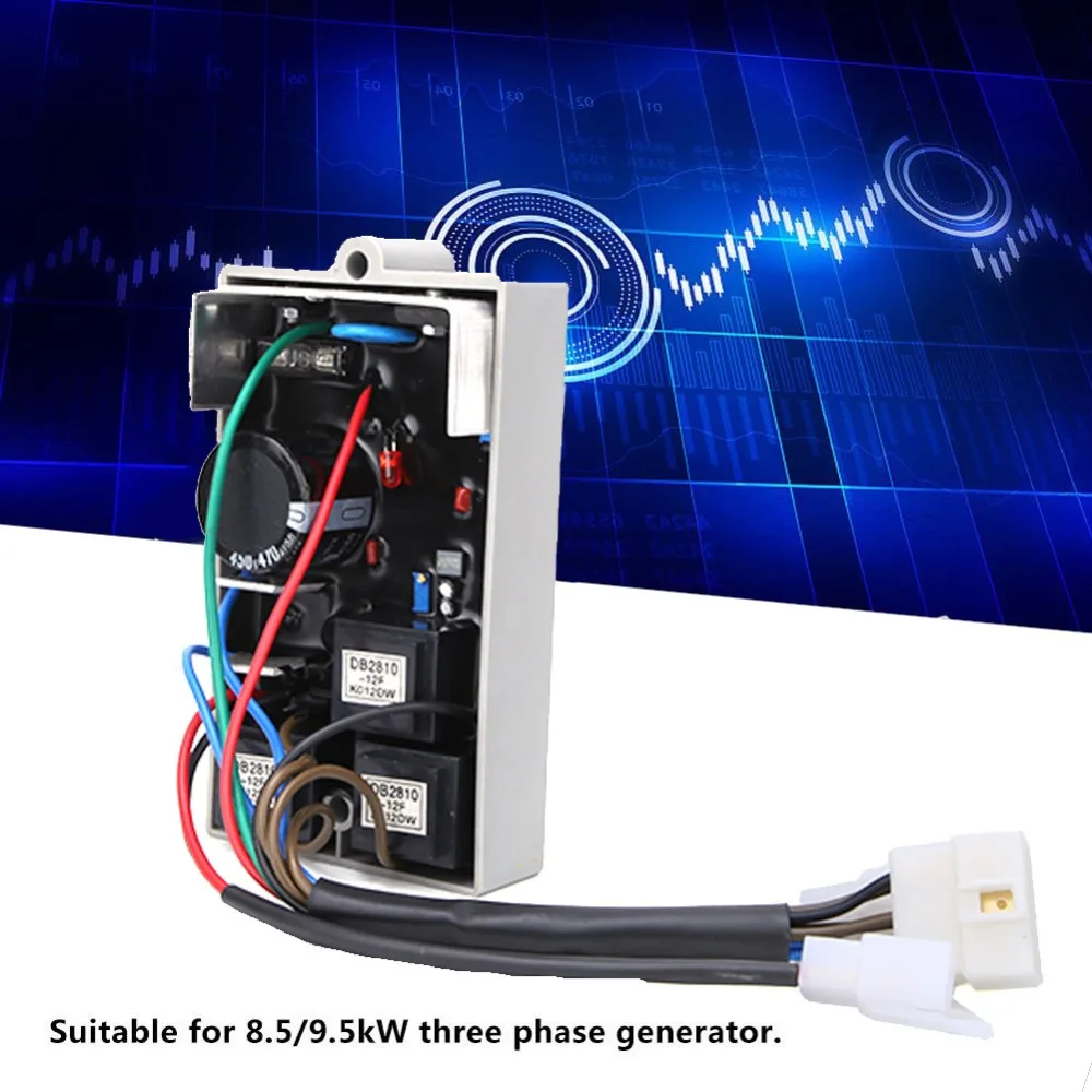 Части генератора регулятор напряжения трехфазный генератор AVR KI-DAVR 95S3 термоэлектрический генератор