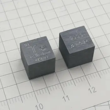 

10 X 10 X 10mm Wiredrawing Metal Tellurium Cube Periodic Table Of Elements Cube(Te≥99.99%) Educational Toy Gift For Kid Children