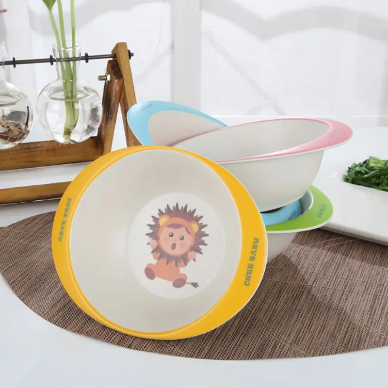 

Baby Food Storage Bowl Animal Design For Kids Children Tableware Eco-friendly Dinnerware Feedings