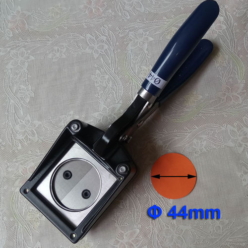 Hand Held Manual Round 25mm 32mm 35MM  37mm 44mm 48mm Paper Graphic Punch Die Cutter for Pro Button Maker