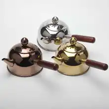 Чайник из нержавеющей стали с плоским дном, боковая кастрюля, дикий чайник, чайник для кунг-фу, электромагнитный чайник, электрический чайник, tetera