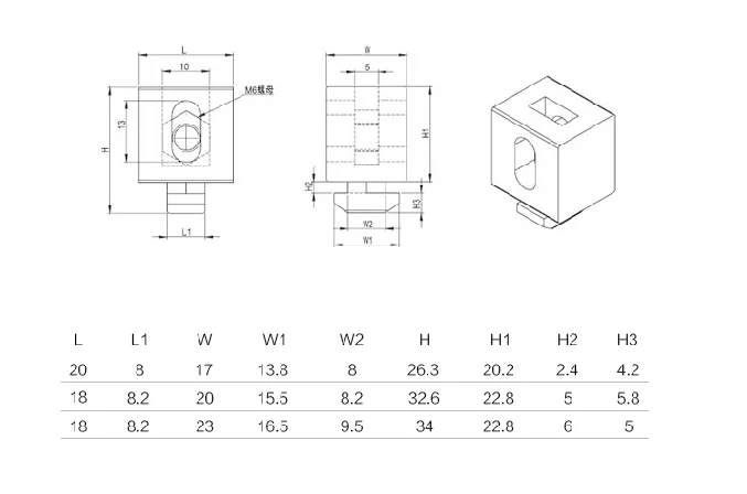 de vidro fixo, acrílico, 3030, 4040, 4545, 2020, 20pcs