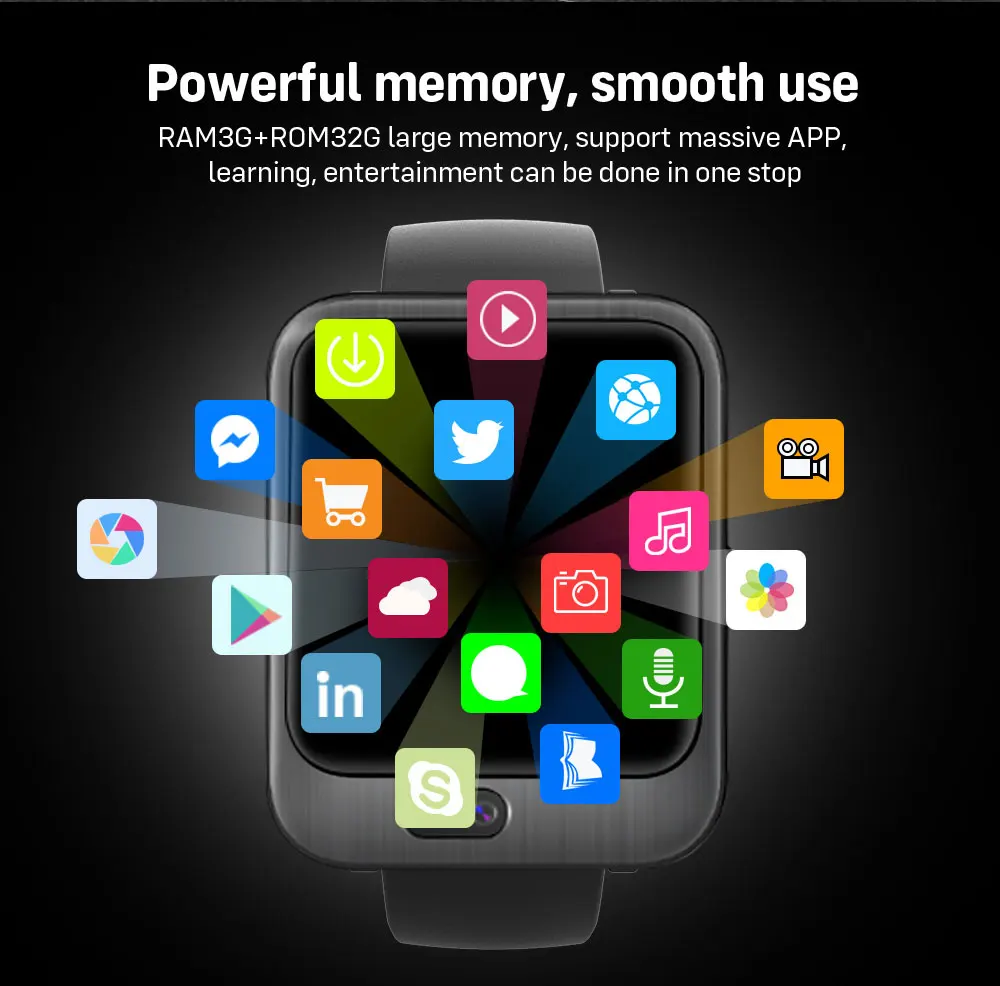 LEMFO LEM11 4G Смарт-часы Android 7,1 беспроводной Bluetooth динамик для Видеозвонок Смарт-часы с зарядным устройством на 1200 мАч