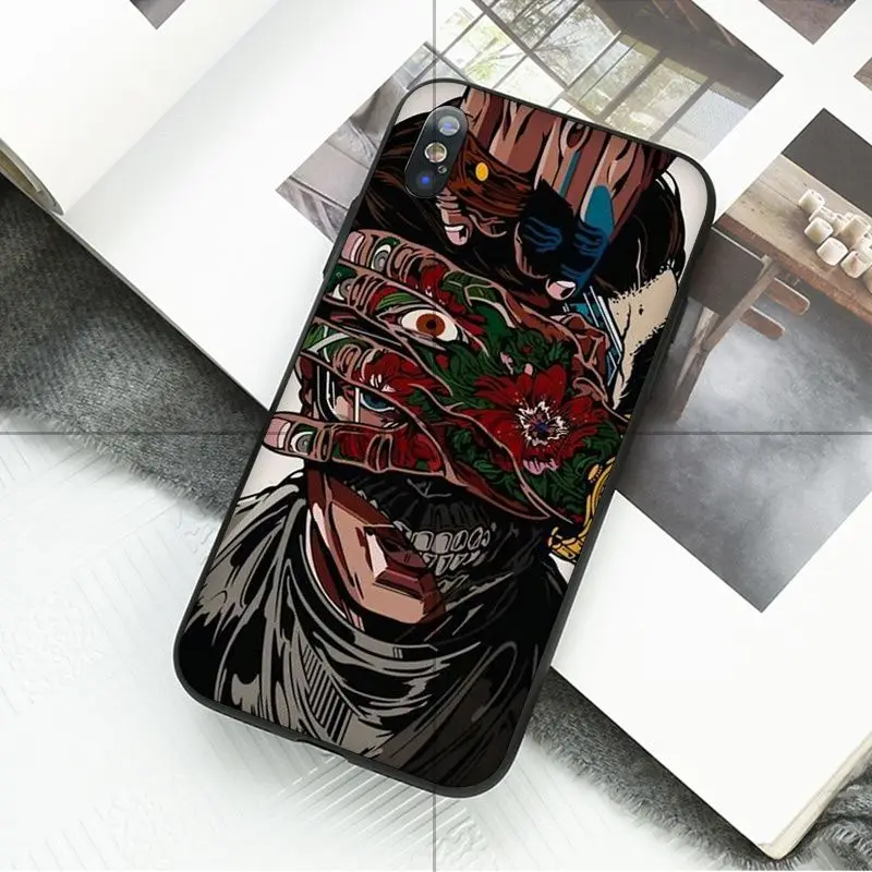 Personality art rapper color tattoo