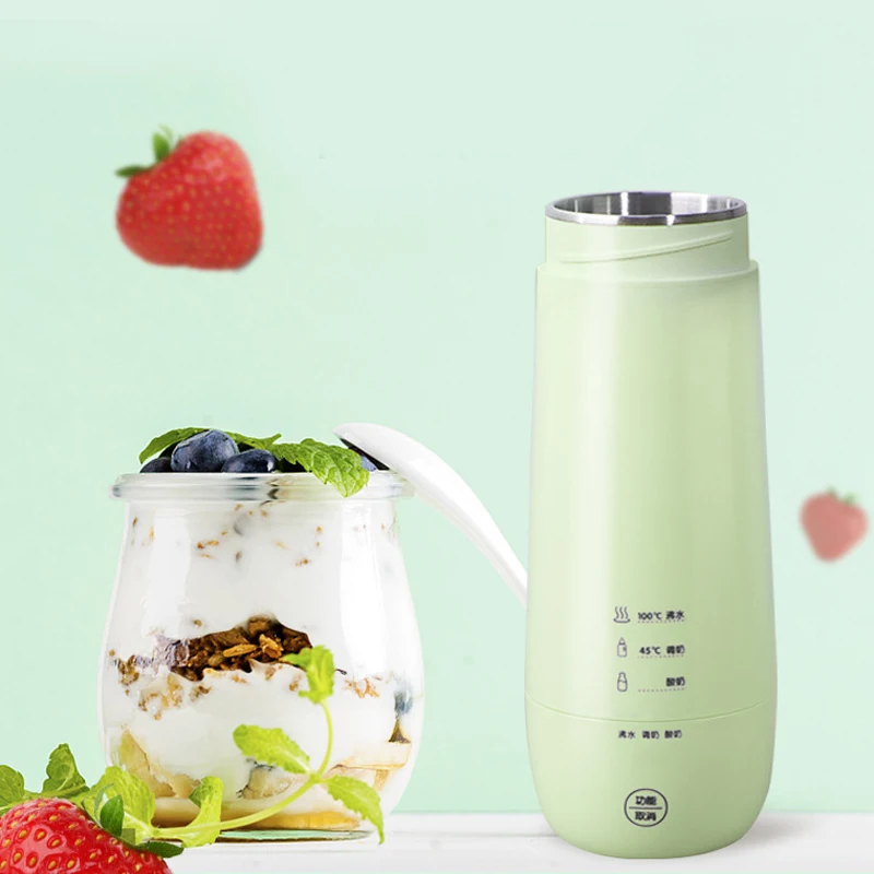 

220V Portable Mini Yoghurt Container Fermenting Machine Electric Kettle Automatic Yogurt Maker Stainless Steel