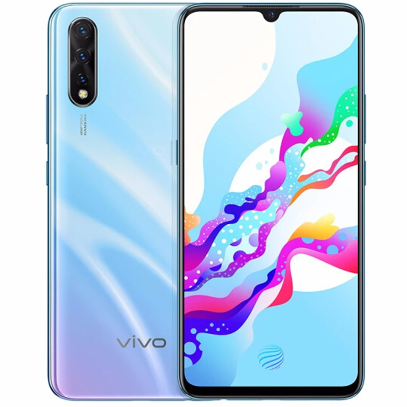 Vivo Z5 SuperAmoled экран мобильный телефон Snapdragon 712 Android 9 48MPTriple камера 4500 мАч батарея экран FringerPrint - Цвет: Bra Crystal