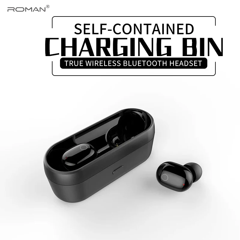 

TWS Fingerprint Touch Bluetooth Mini Earbuds Earphones, HD Stereo Wireless Sport Headphones,Noise Cancelling Gaming Headset