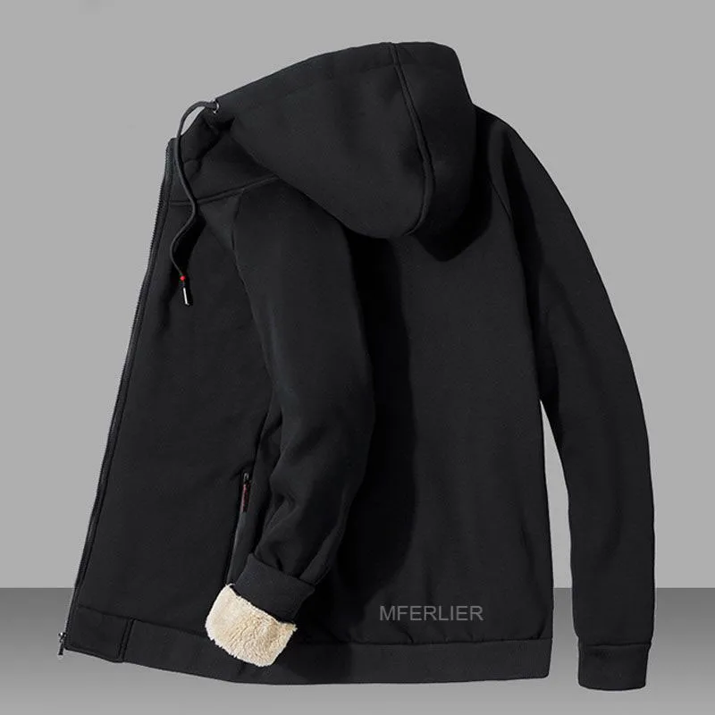 Зимние флисовые куртки мужские большие размеры 5XL 6XL 7XL 8XL бюст 140 см теплые мужские куртки