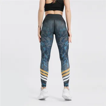 

Women Print Tight Sport Pant Hip High Waist Workout Fitness Sport Women Fitness Pencil Pants Woman Clothing 2020 U6