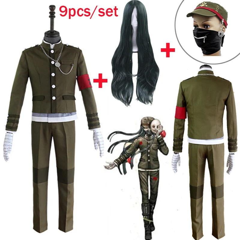 Японская игра Danganronpa V3: Killing harmony Korekiyo Shinguji косплей костюм парик унисекс на