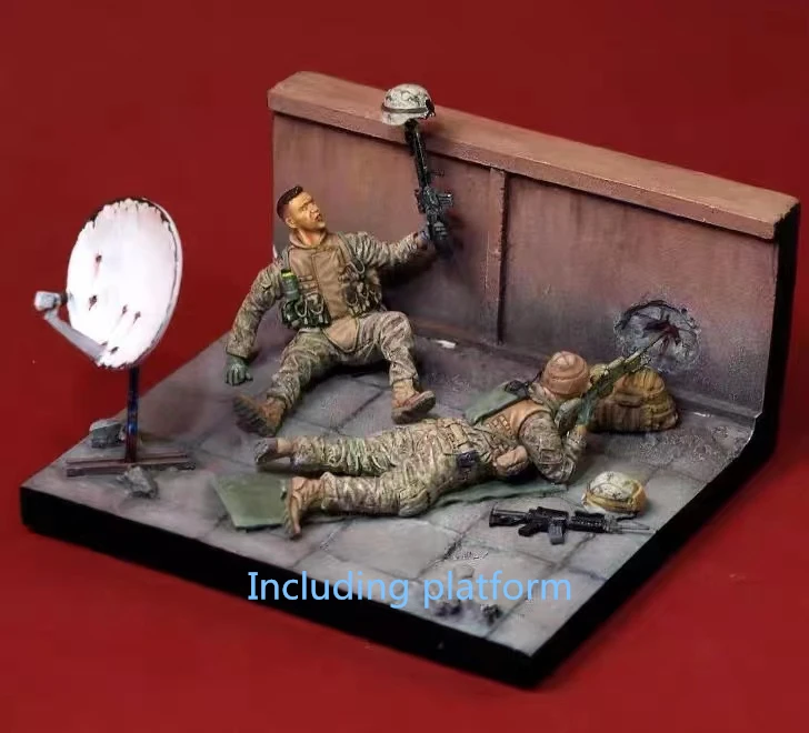 1/35 Современная Военная серия смоляная модель наборы 2 фигурки снайперская