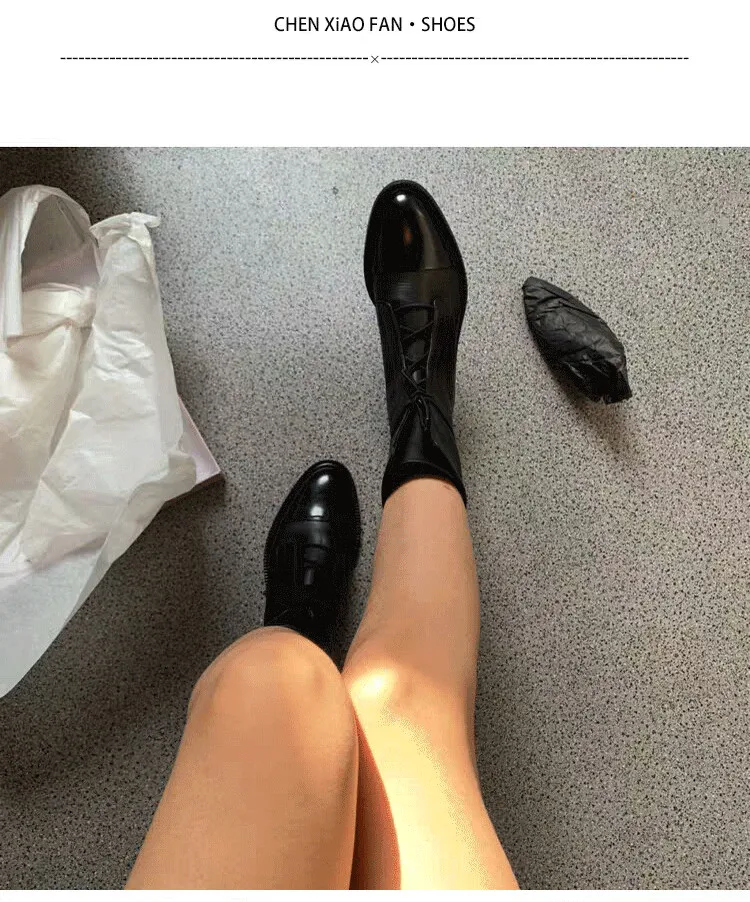 Г., новые осенние тонкие ботинки в британском стиле, черные ботинки на плоской подошве красивые мотоциклетные ботинки martin женские ботинки