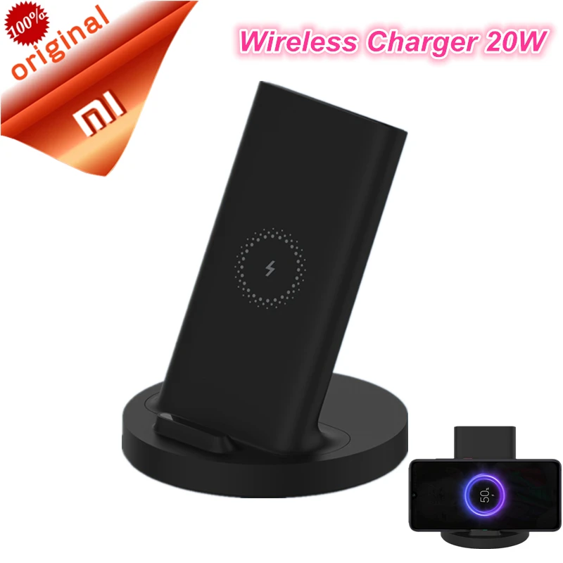 

Xiaomi Wireless Charger Stand 20W Stand For Mi 9 (20W) MIX 2S/3/S10 (10W) Fast Charging Charge Dock Station Phone Charger