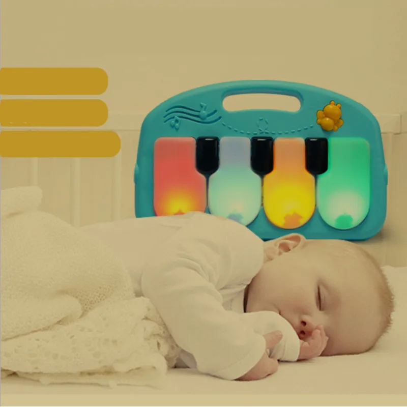 Детский игровой коврик 0-18 месяцев музыкальная стойка для фитнеса новорожденный педаль пианино Детская обучающая игрушка детский игровой коврик мат пена складной тренажерный зал