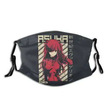 

EVA Asuka Evangelion Genesis Reusable Face Mask Pattern Dust Mask Protection Cover Respirator Mouth Muffle