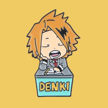 

PC1212 Wholesale 10pcs/lot My Hero Academia Metal Enamel Pins And Brooches For Women Men Lapel Pin Backpack Bags Hat Badge Gifts