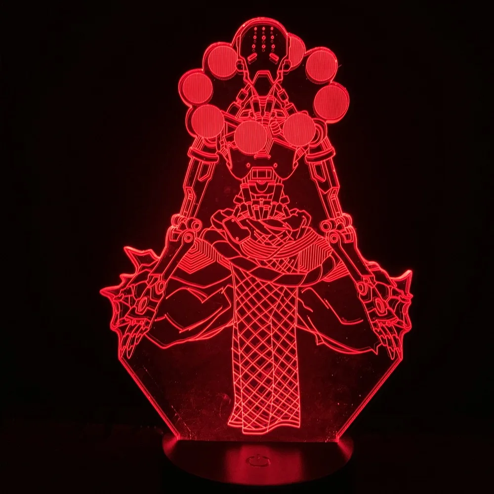 3d лампа Hero Tekhartha Zenyatta авантюриста 3D Иллюзия Overwatch Блуждающие механические монахов для дар мальчику светодиодный ночной Светильник