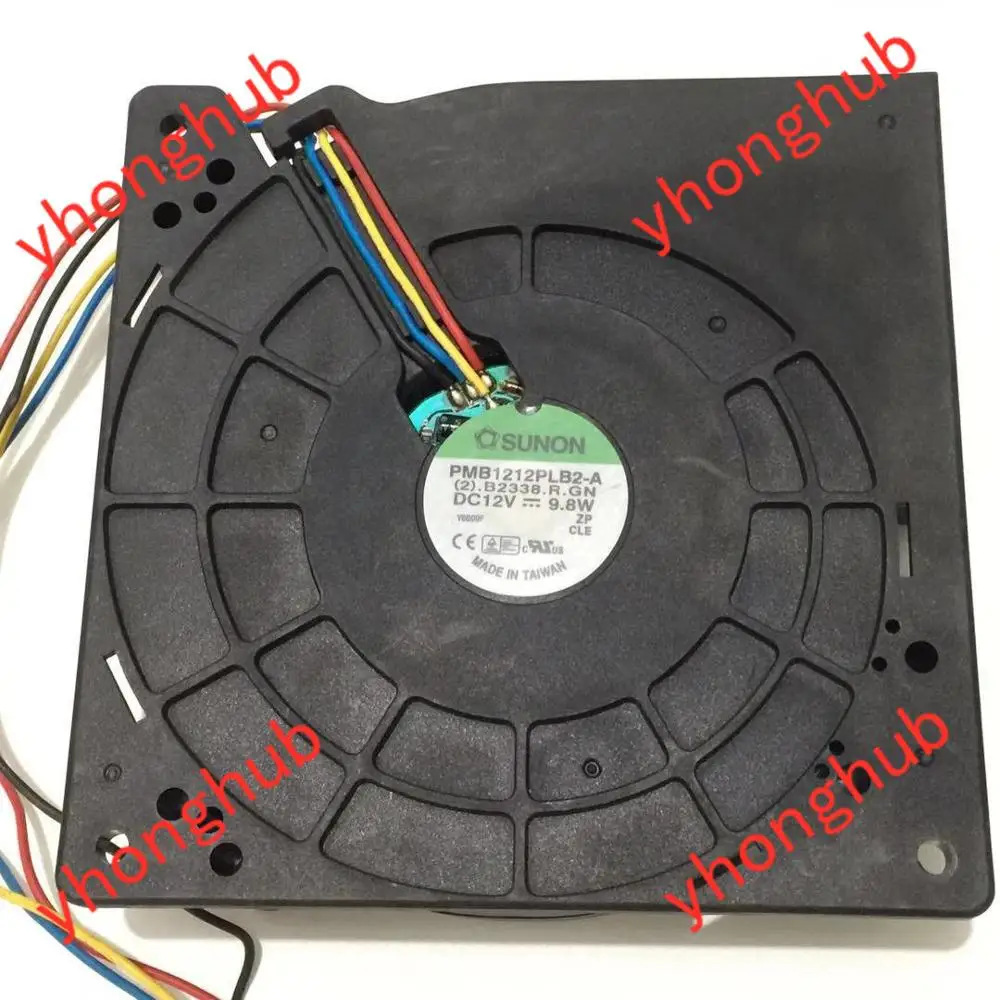 SUNON PMB1212PLB2 A (2).B2338.R.GN Сервер охлаждающий вентилятор AC/DC 12V 9 8 W 120x120x38 мм 4 провод|fan