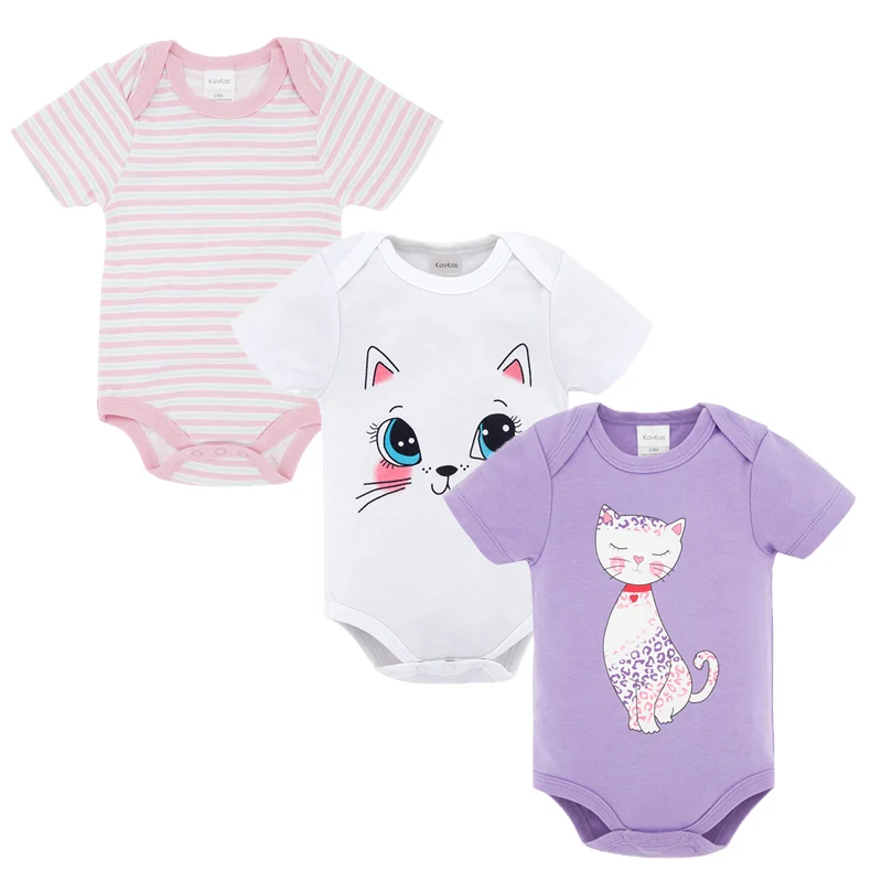 Honeyzone 3 шт./лот младенческой от Carter's, детский костюмчик, детских летних Рубашка с короткими рукавами хлопок Костюмы новорожденных для маленьких девочек симпатичная одежда для От 0 до 12 месяцев