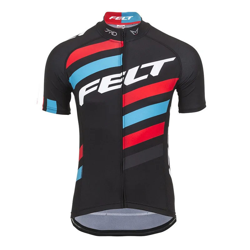 FELT Men Summer bicycle clothing Polyester Cycling Jersey Men Apparel Breathable team ciclismo Maillot bike Clothing - Цвет: 3