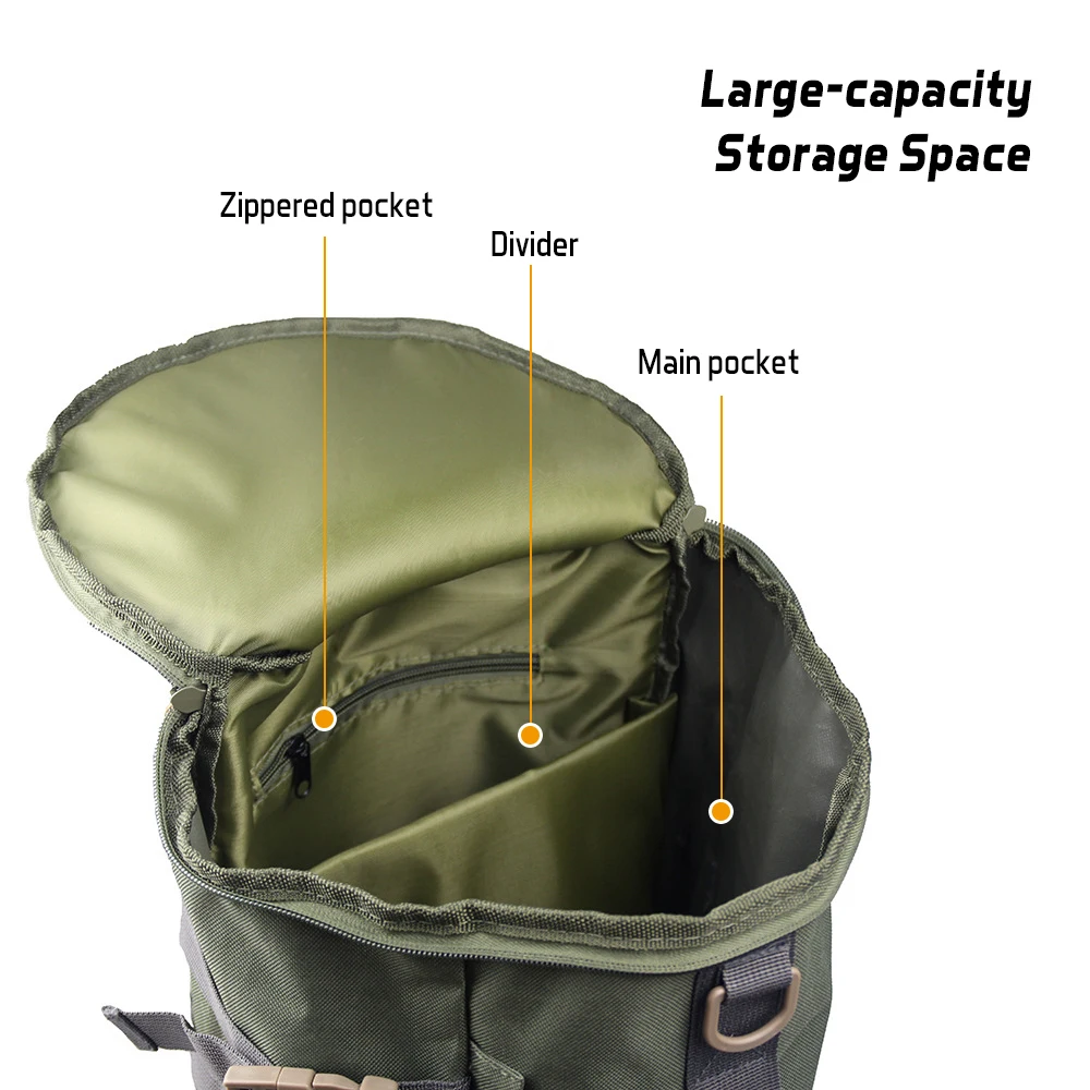 Fishing Rod Reel Tackle Bag with Luggage Storage13