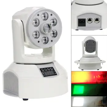 

150W 7LED 4 in 1 DMX 512 Moving Head Light Stage Effect Light Voice Control Stroboscopic Red Green Blue White Light Beam Effect