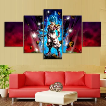 

Sticker Picture Anime Diamond Wall Painting Dragon Ball 5D 5 Pcs Full Round Drill Home Decor Embroidery Cross Stitch Beadwork