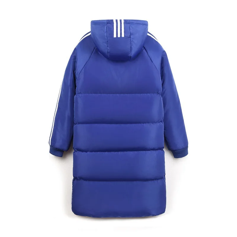 Men Winter Thick down Feather Cotton-padded Clothes Medium-length COUPLE'S Men And Women Celebrity Style Men's Korean-style Coat