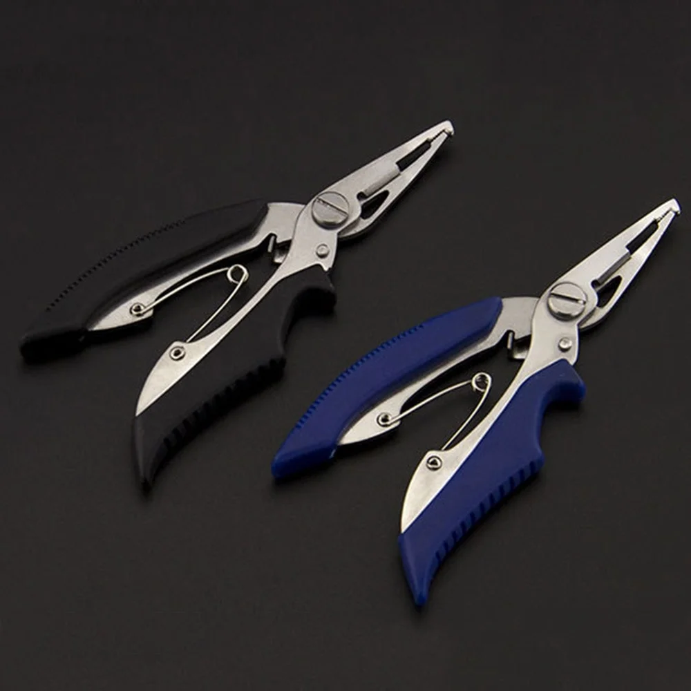 Stainless Steel Fishing Pliers Scissors Hook Remove Line Cutter Tackle Tool