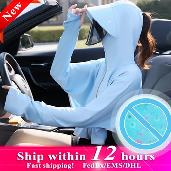 

Women Spring Summer Full Cover Anti-UV Protective Face Screen Shield Hat Cape Cycling Driving Motor Anti-dust Windproof Visor