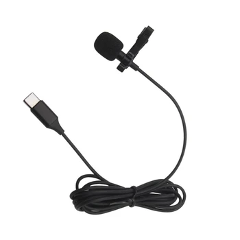 

Mobile Phone Mini Clip Microphone Type-C Lavalier Mic Recording for Huawei Xiaomi Samsung Android Phone