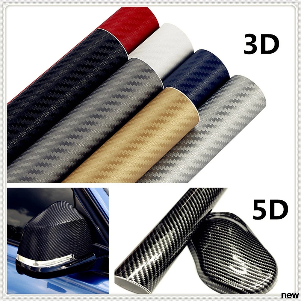 

30x127cm 3D 5D car carbon Fiber Vinyl stickers Decals FOR Ford Taurus Mondeo Galaxy Falcon Everest S-MAX Escort