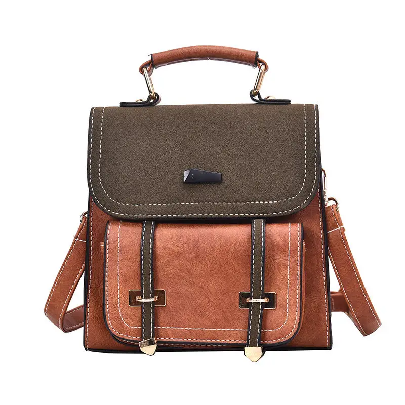 Женские рюкзаки, винтажные женские сумки через плечо, мягкий кожаный рюкзак, женский рюкзак для путешествий, роскошные сумки для девочек, Mochila - Цвет: brown