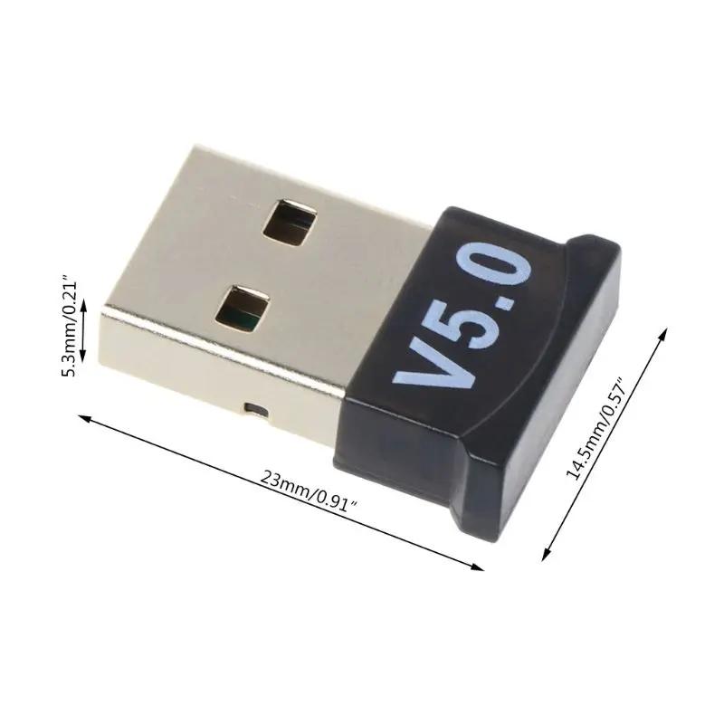  Wireless Bluetooth 5.0 Receiver Adapter USB Dongle Transmitter for PC Computer Laptop