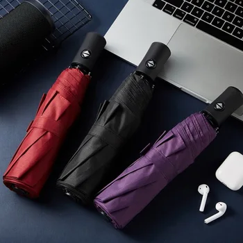 

Automatic Folding Umbrella Female Male Ten Bone Car Luxury Large Umbrellas Men Women Rain Protection Gift Parasol Sun Business