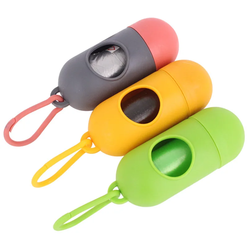 

Practical Pet Dog Poop Bag Dispenser Waste Garbage Holder Dispensers + Poop Bags Set Pets Dogs Trash Cleaning Supplies