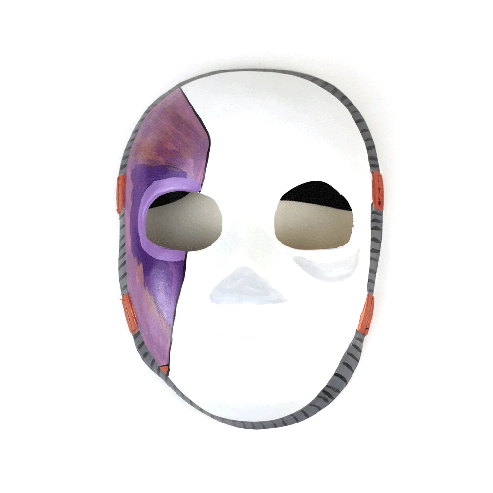 Салли уход за кожей лица Косплэй реквизит Салли маскарадные латексные маски и парики Короткие Голубые синтетический термостойкий парик волос хвосты на зажимах парики - Цвет: Mask