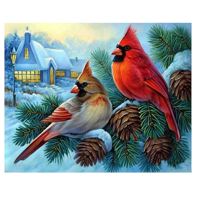 Promotion! 5D DIY Diamond Painting Kits for Adults Kids Bird Tree Full Drill Paintings Pictures Arts Wall Decor | Дом и сад