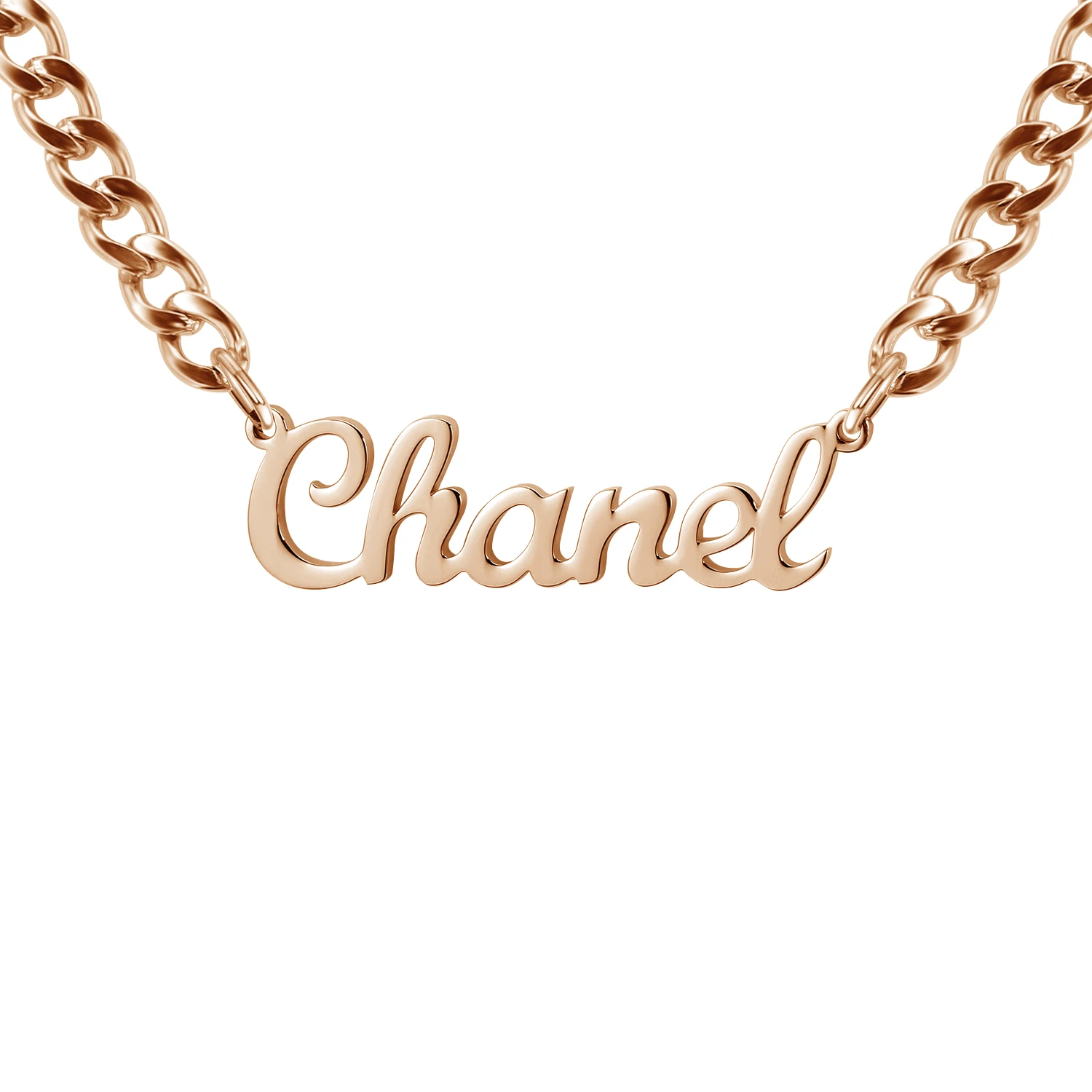 Personalized Punk Curb Chain Custom 
