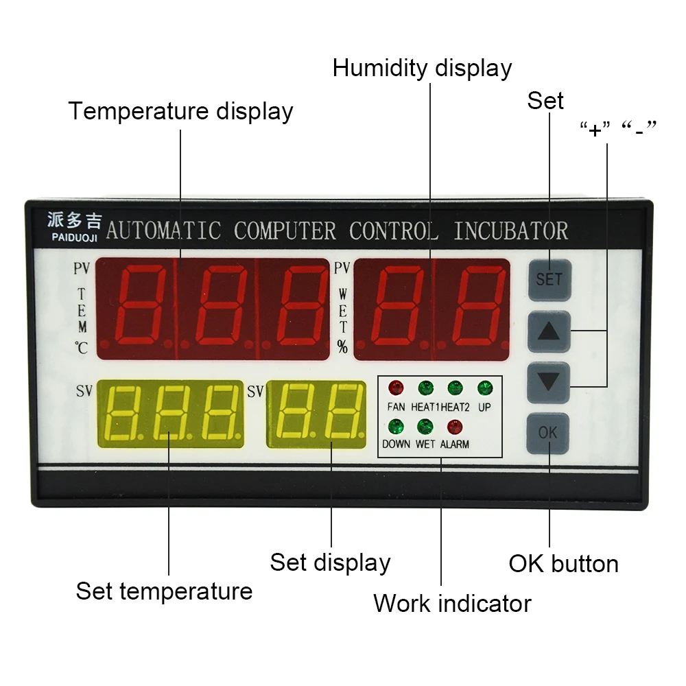 Egg incubator Xm-18 Egg Controller Incubator Multifunction Automatic Temperature Humidity Control 100-240Vac,CE,ISO,Xm18 xm18s
