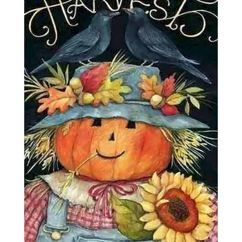 

Pumpkin toy DIY Painting By Numbers On Canvas Painting And Calligraphy Wall Art For Home Decor 40x50CM
