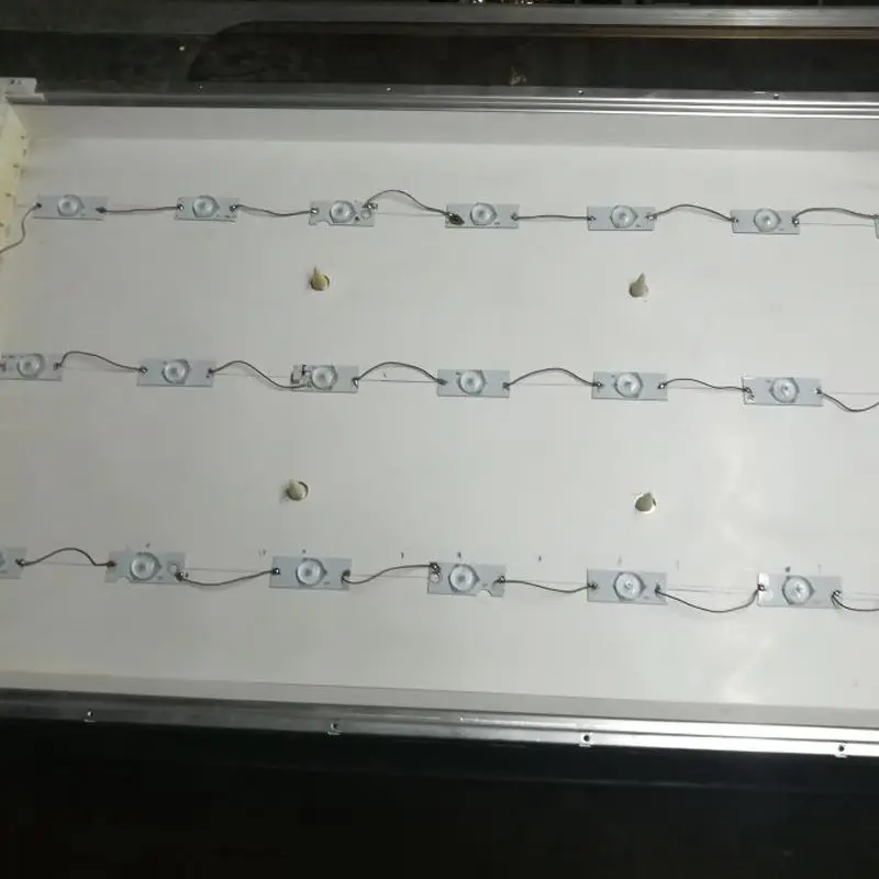 6V SMD лампы с оптическими линзами Fliter для 32-65 дюймов светодиодный ремонт ТВ (100 шт 6В)