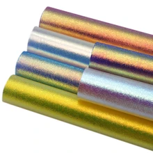 20*34 см блестящие искусственная Синтетическая кожа лист для лук Ремесло лоскутное винил ткань ледерин DIY лук материалы, 1Yc7917
