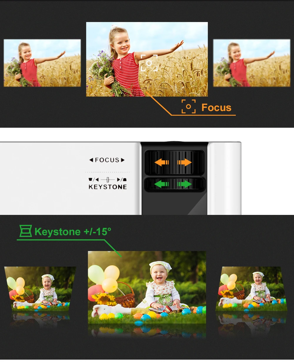 Thundeal hd mini projetor td90 nativo 1280x720p